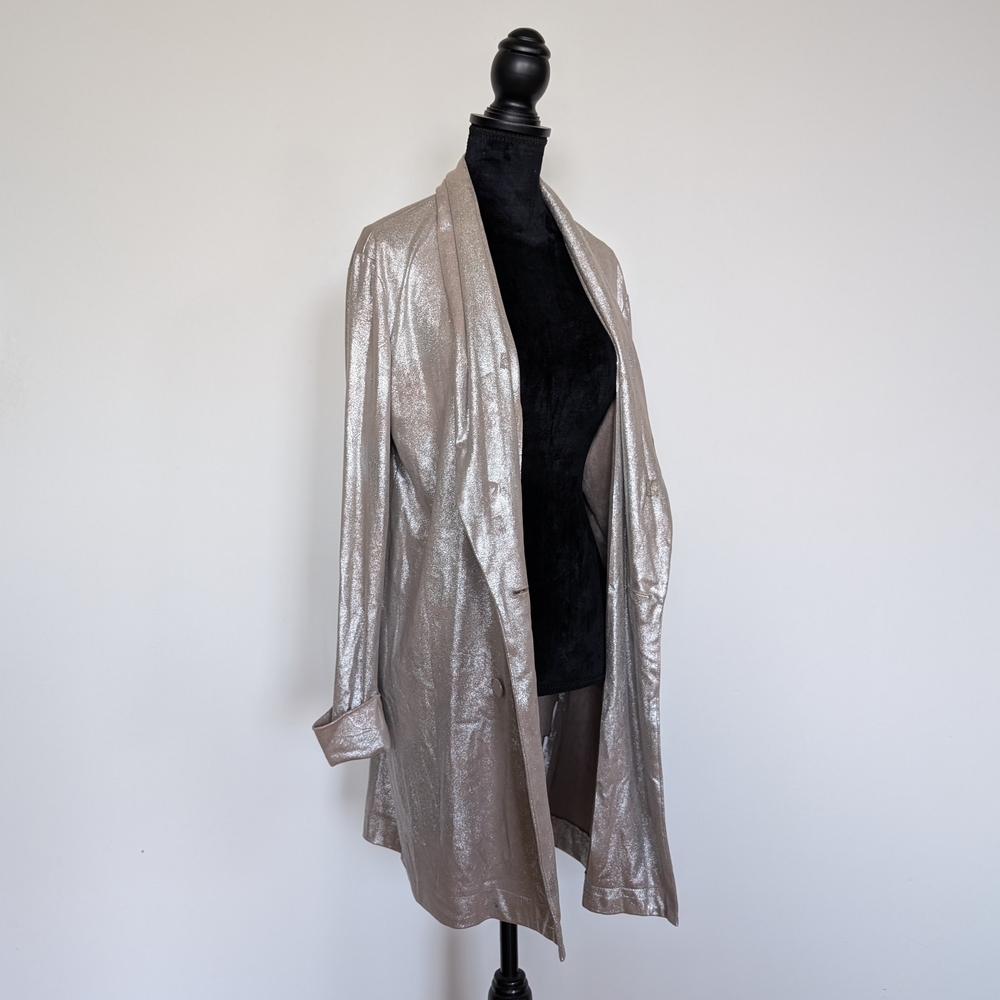Silver Zara Blazer Size S